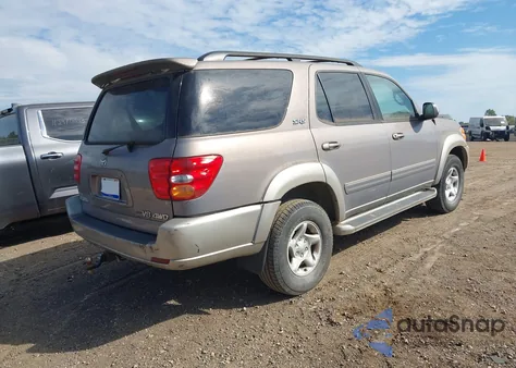 2002 Toyota Sequoia Sr5 V8 from USA, damaged, VIN 5TDBT44A62S101313